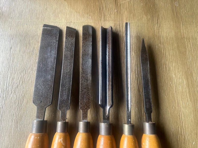 Rob Sorby Sheffield wood turning chisel set Carousel 2