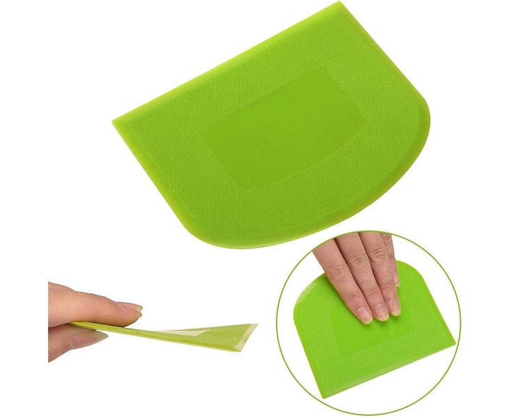 2 Piece Dough Scraper Bowl Scraper Bread Cream Cake Pizza Cutter Bench Scrape Carousel 5