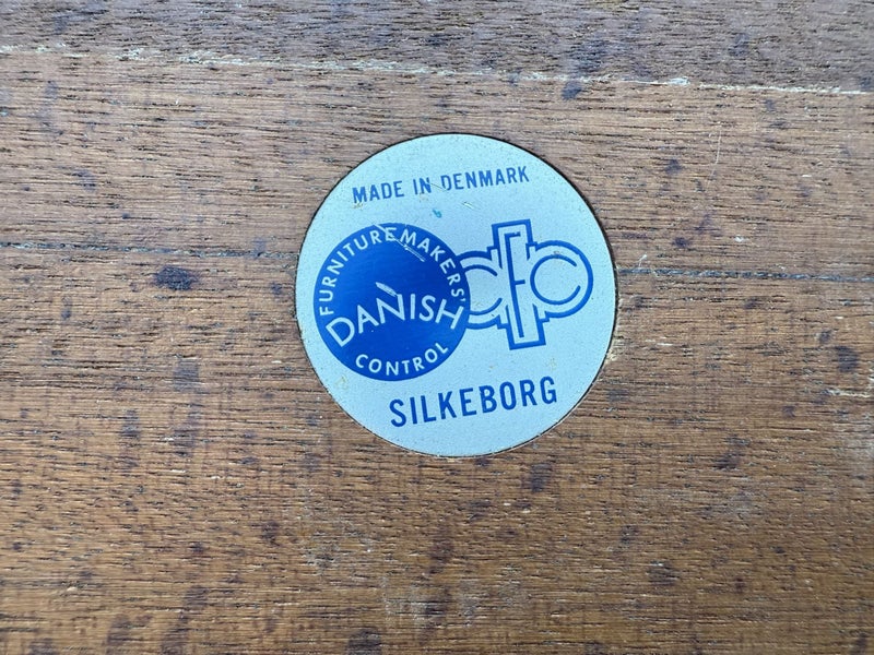 Mid century Silkeborg Danish nest of 2 side tables in 1960s Carousel 7