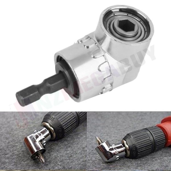 105 Degrees Angle Extension 1/4inch 6mm Hex Drill Bits Socket Holder Portable Carousel 1