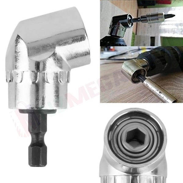 105 Degrees Angle Extension 1/4inch 6mm Hex Drill Bits Socket Holder Portable Carousel 2