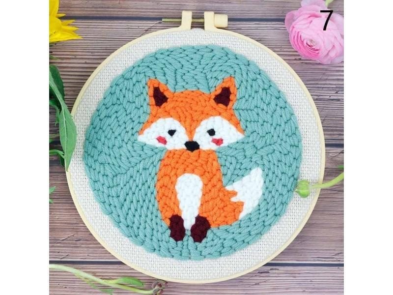 Arts Ornament DIY Crafts Handmade Needle Thread Embroidery Hoop Cross Stitch Carousel 1