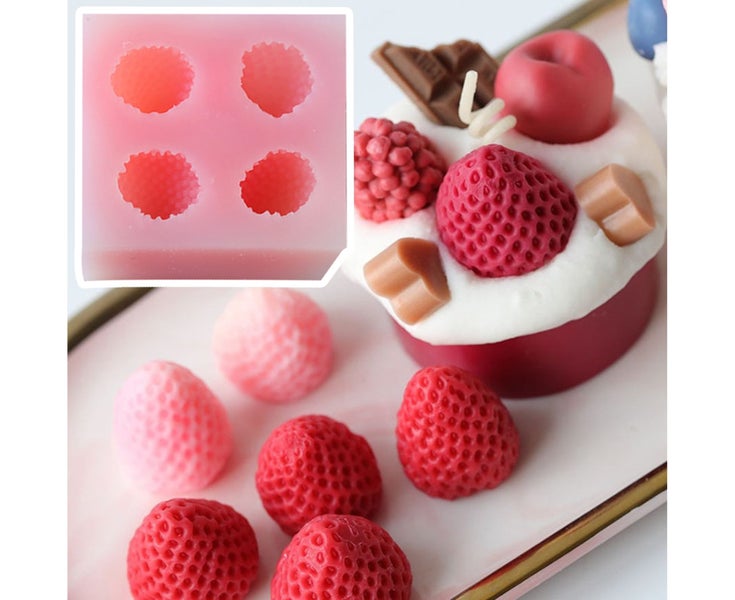 Silicone Mold 4 Cavities Flexible Non-stick Easy to Release Food Grade DIY Ca Carousel 8