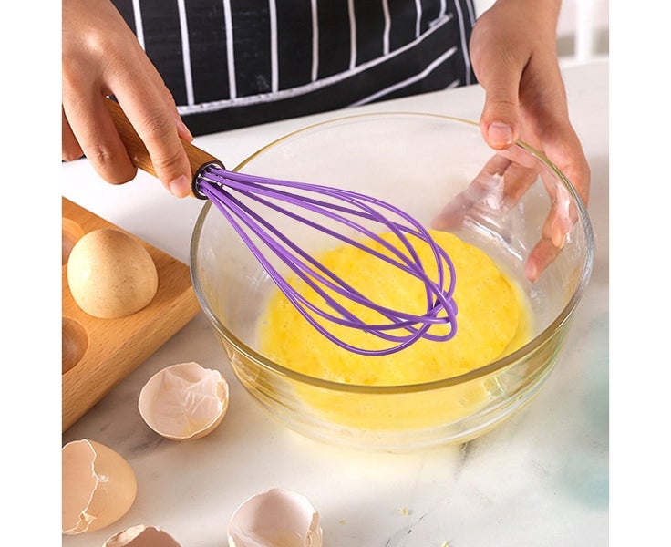 2 Piece Mini Kitchen Utensil Set- Silicone Kitchen Tools with wood Handles Carousel 5