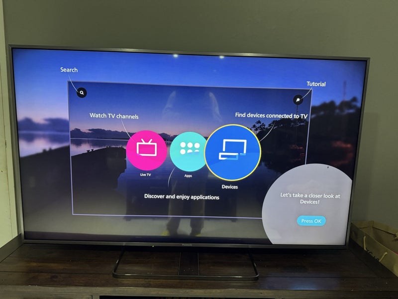 Panasonic 60” 4K TV and Sound Bar62933733761411111