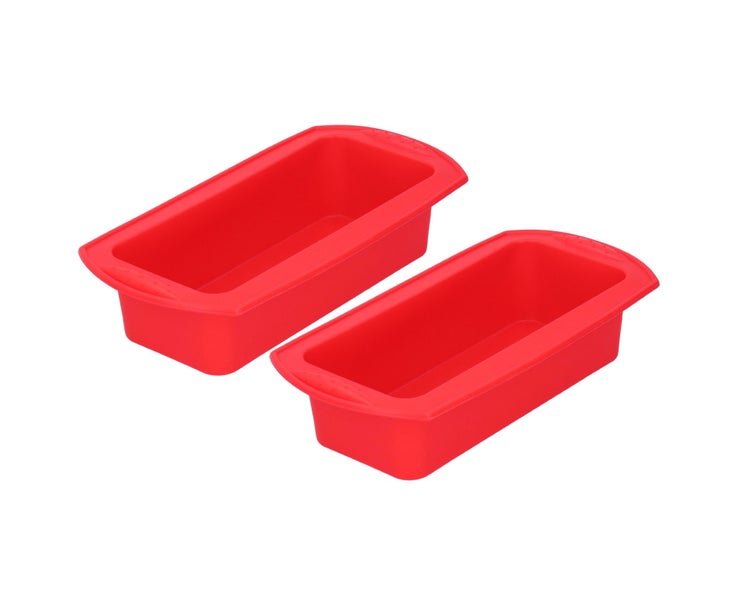 2Pcs Rectangle Silicone Cake Pan Bread Mold Baking Tool 2lb Cake Moulds Acces Carousel 1