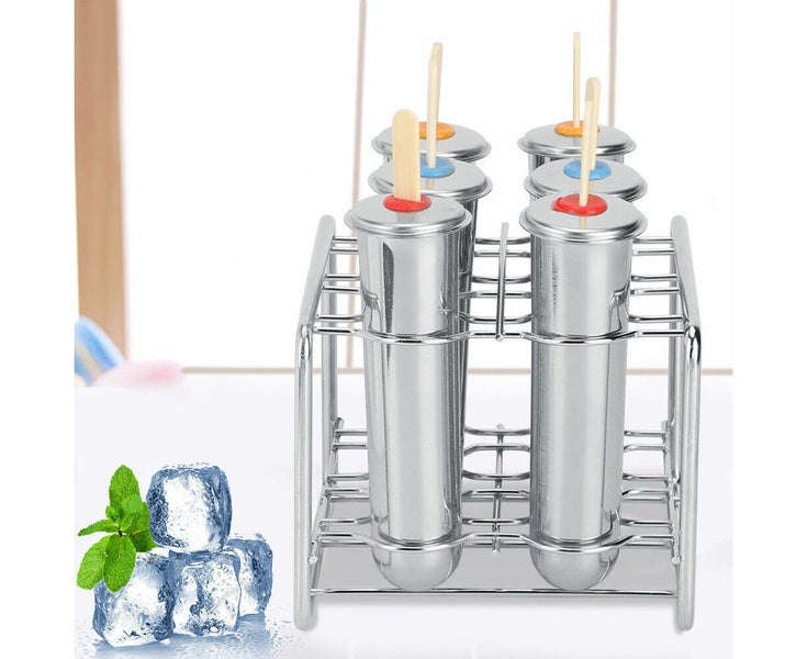 Round Head 304 Stainless Steel Popsicle Mould Ice Cream Mold for Home Kitchen Carousel 7