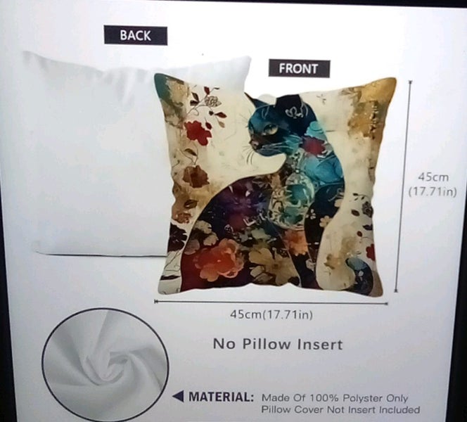 THE CATTAGE -Gorgeous Exotic Cat Cushion Cover Add Beauty To Any Room/Car/Office Carousel 4