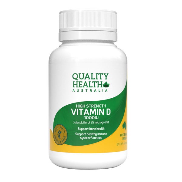 Quality Health Australia Vitamin D 1000IU 60s Carousel 1