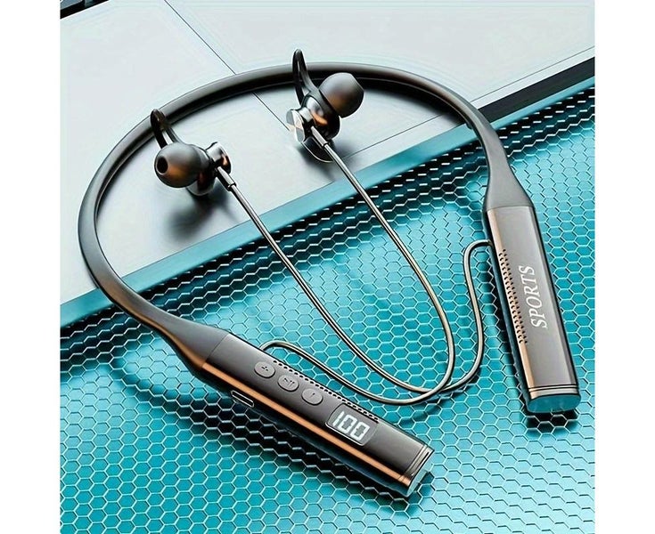 Wireless Wireless Earbuds with Neckband - Flexible, Noise-Canceling, Long Bat Carousel 1
