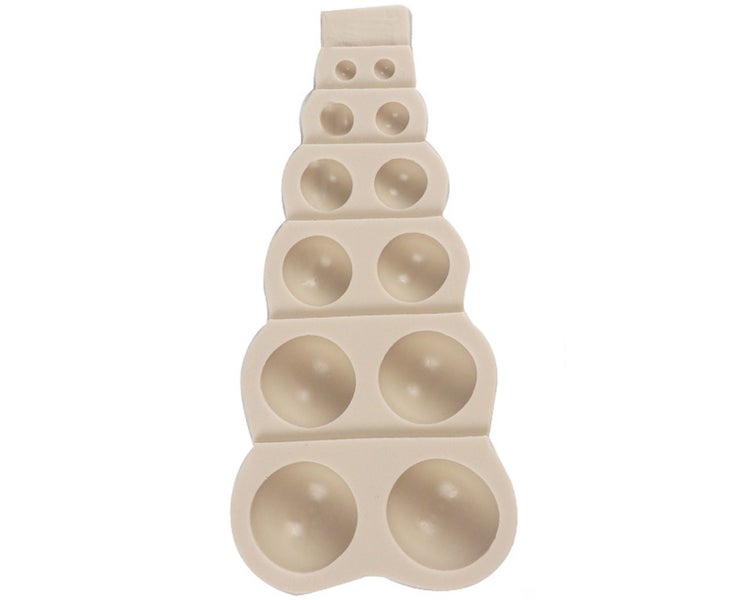 Silicone Mold Easy Removal Unique Shape Silicone Half Round Baking Mold Makin Carousel 1