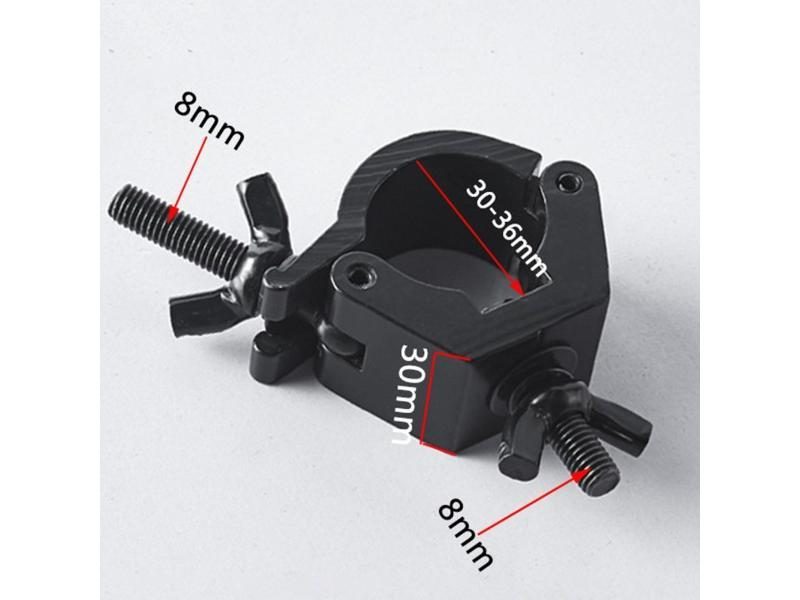 75kg 32-35mm Aluminum Stage Light Clamp Hook For Moving Head Light Carousel 1