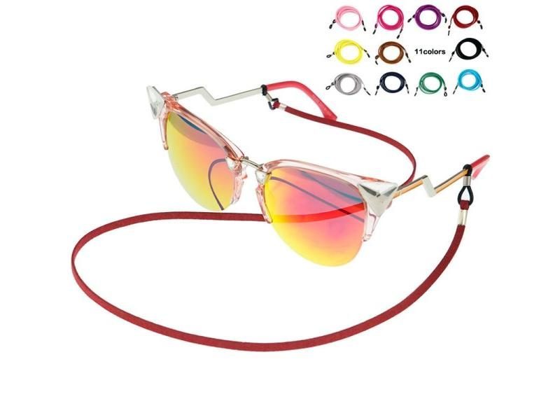Fashion Colorful Woven PU Leather Sunglasses Eyewear Chain Accessories F0153 Carousel 1