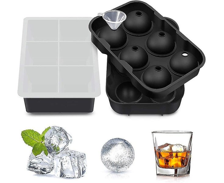 Ice Cube Mold Silicone Large Ice Cube Mold Square Ice Cube Mold With Lid Carousel 1