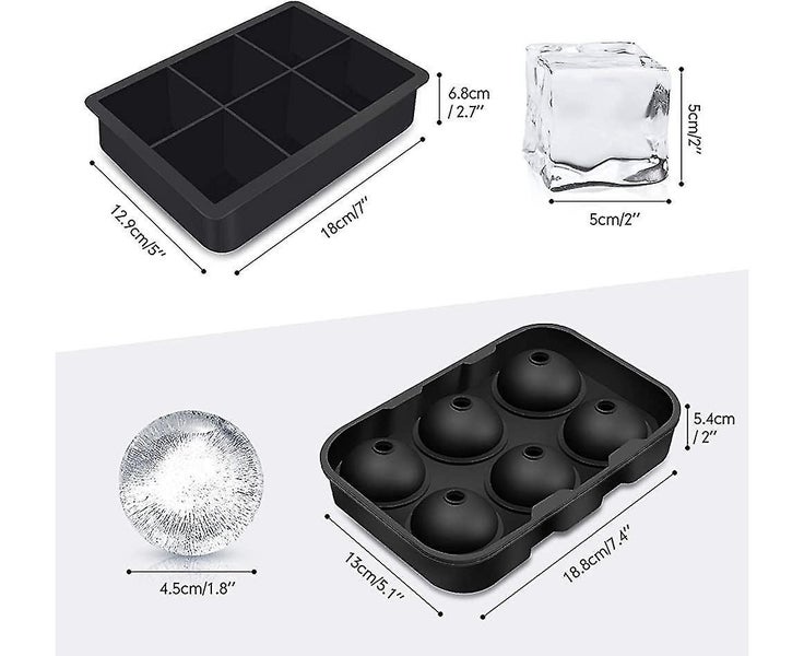 Ice Cube Mold Silicone Large Ice Cube Mold Square Ice Cube Mold With Lid Carousel 2