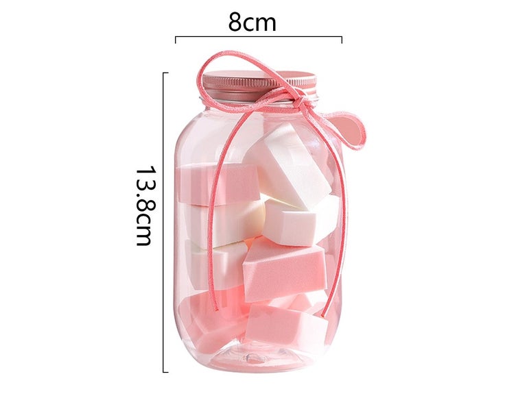 Fan-shaped Wet Dry Use Facial Blender Makeup Powder Puffs Beauty egg Sponge Carousel 2