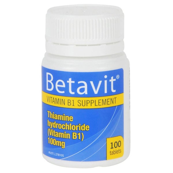 Betavit Vitamin B1 Supplement 100 Tablets Carousel 1