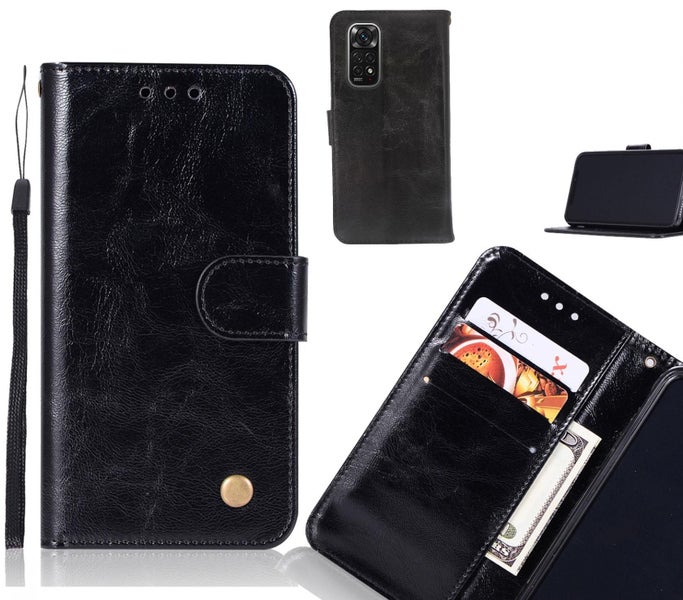 Xiaomi Redmi Note 11S Case Vintage Fine Leather Wallet Case Carousel 1