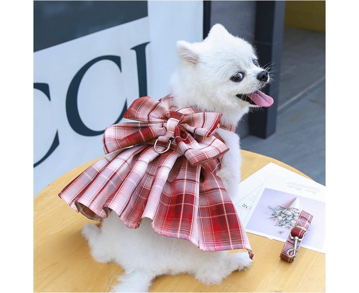 DogDress Harnesses for Small Dogs Girl Puppy Cat Bunny Rabbit Clothes Outfit XXL Carousel 1