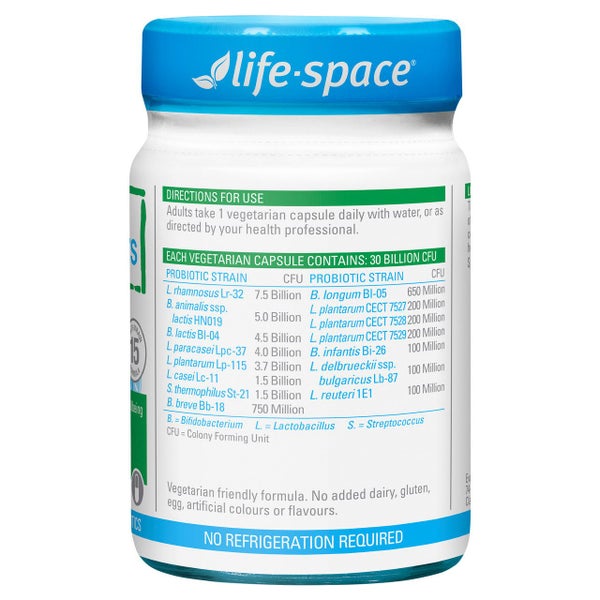 Life-Space Probiotic for 60+ Years 60 Hard Capsules Carousel 3