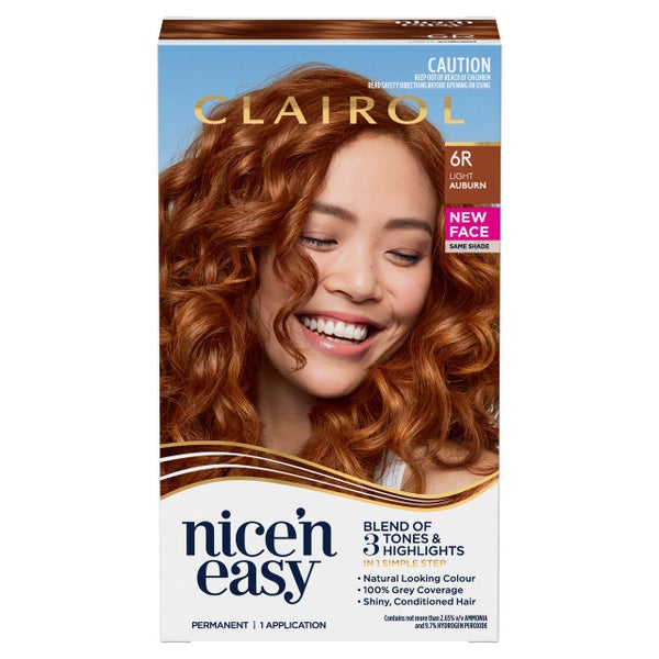 Clairol Nice 'N Easy 6R Natural Light Auburn Permanent Hair Colour Carousel 2