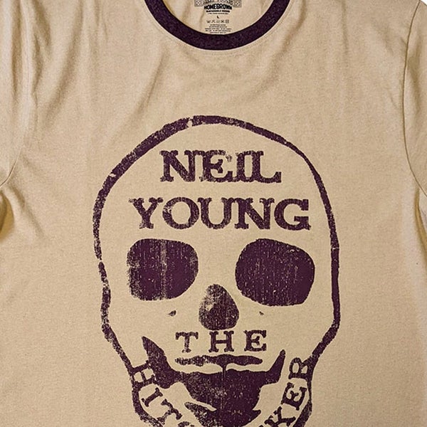 Neil Young Hitchhiker Ringer T Shirt Carousel 2