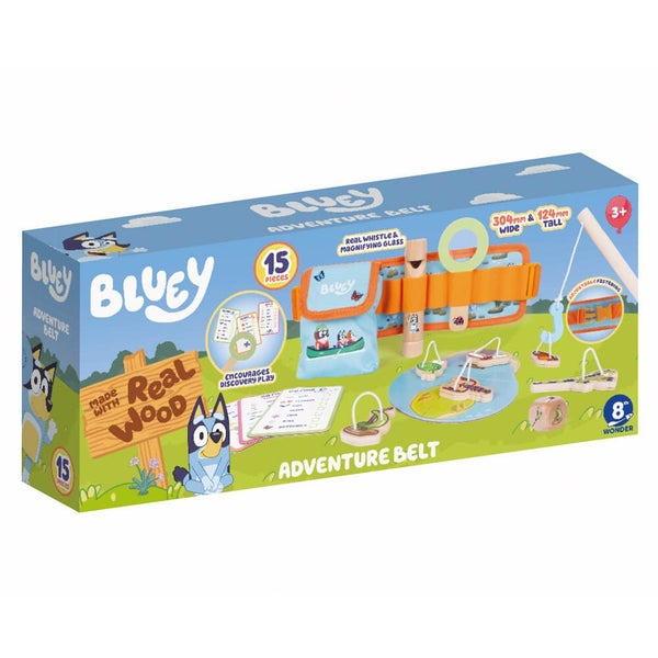 Bluey - Adventure Belt Set, Kids Activity Set, Learning Game, 15 Piece, Woode... Carousel 2
