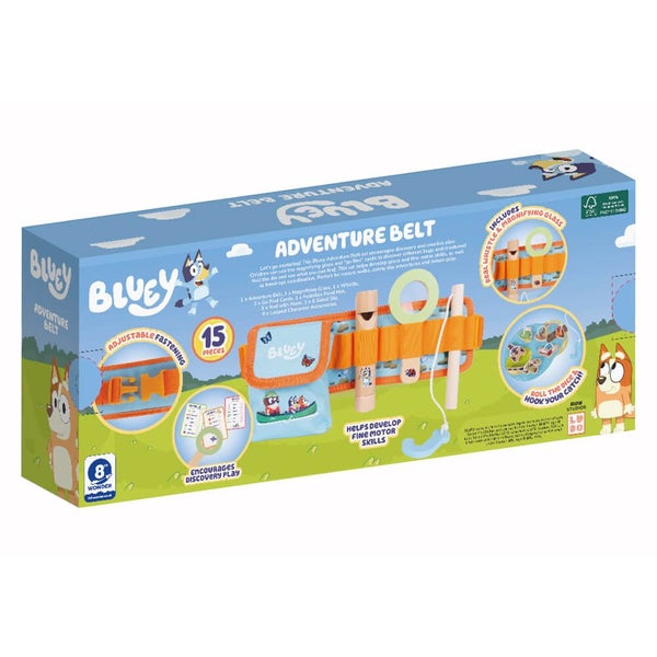 Bluey - Adventure Belt Set, Kids Activity Set, Learning Game, 15 Piece, Woode... Carousel 2