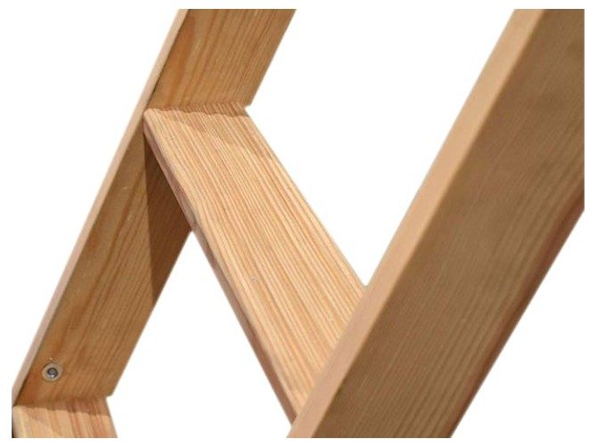 ATTIC LADDER WOODEN 2.4m - 2.7m Carousel 5