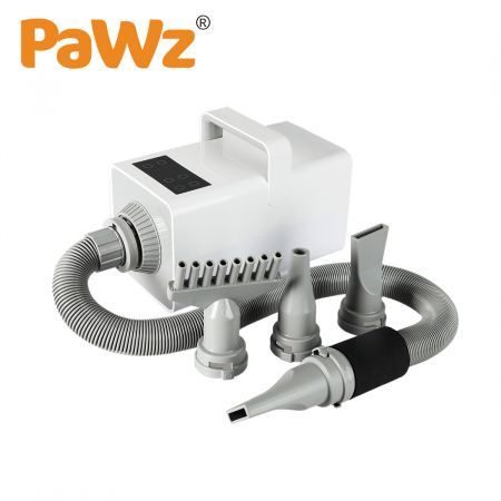 Dog Cat Pet Hair Dryer Grooming Blow Speed Hairdryer Blower Heater Blaster White Carousel 1