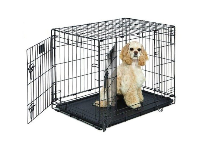 DOG Crate Medium - Foldable Cage Carousel 1