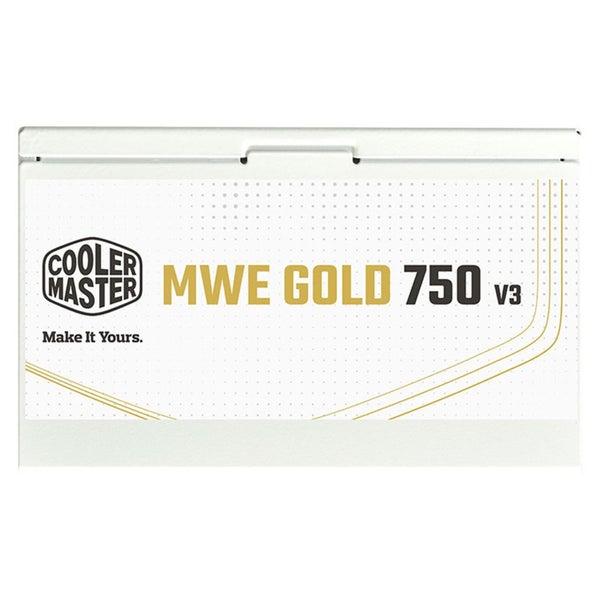 Cooler Master MWE Gold V3 NM WH FR 750W Power Supply - ATX 3.1 80 Plus Gold Carousel 2