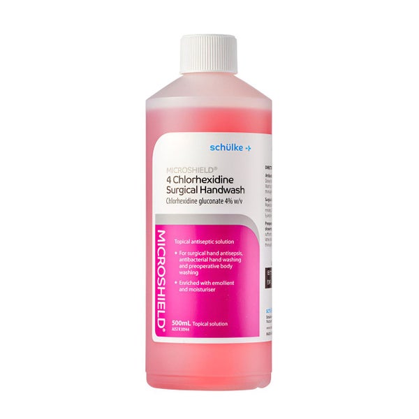 Microshield 4 Chlorhexidine Surgical Handwash 500ml Carousel 1