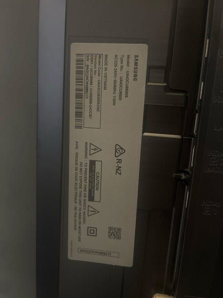 Samsung 43in 4k Tv CU850062930693617026112
