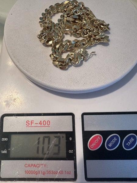 Sterling Silver Curb Chain 103g (Gold)62943345004675111