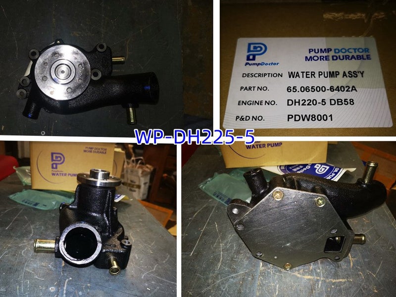 DiggerWater Pump for DH220-5 DH225-7 Volvo EC55 EC60-2 Sumitomo SH120A2 SH200A3 Carousel 2