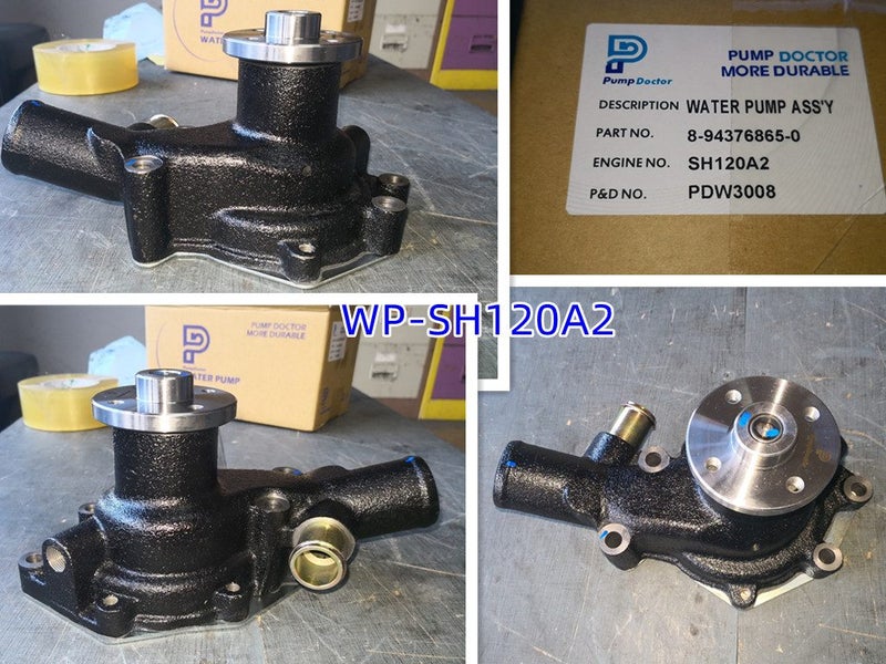 DiggerWater Pump for DH220-5 DH225-7 Volvo EC55 EC60-2 Sumitomo SH120A2 SH200A3 Carousel 6
