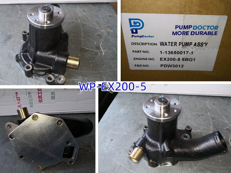 Digger Water Pump for Hitachi EX58 60-1 EX200-1/3/5 ZAX55 75 200-6 in Auckland Carousel 2