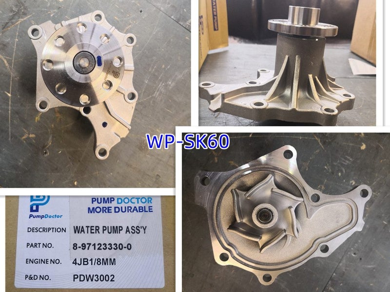 Digger Water Pump for Kobelco SK60 SK120-1/-5 SK160 SK200-3/-6/-8 220LC U35 Carousel 1