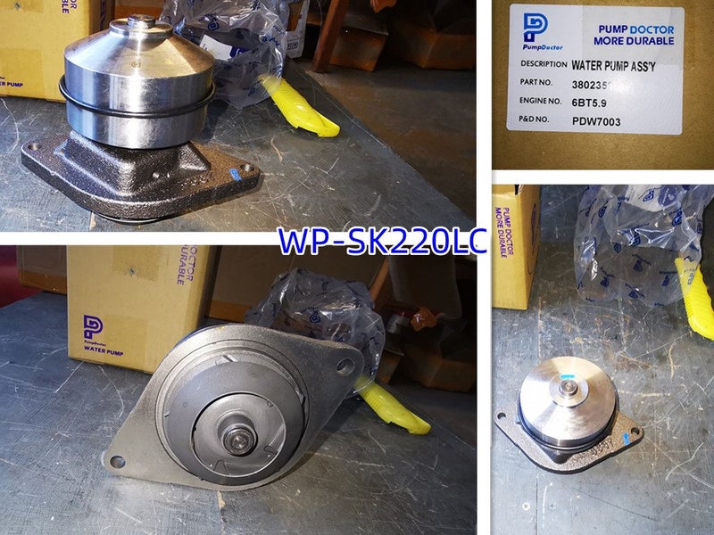 Digger Water Pump for Kobelco SK60 SK120-1/-5 SK160 SK200-3/-6/-8 220LC U35 Carousel 2