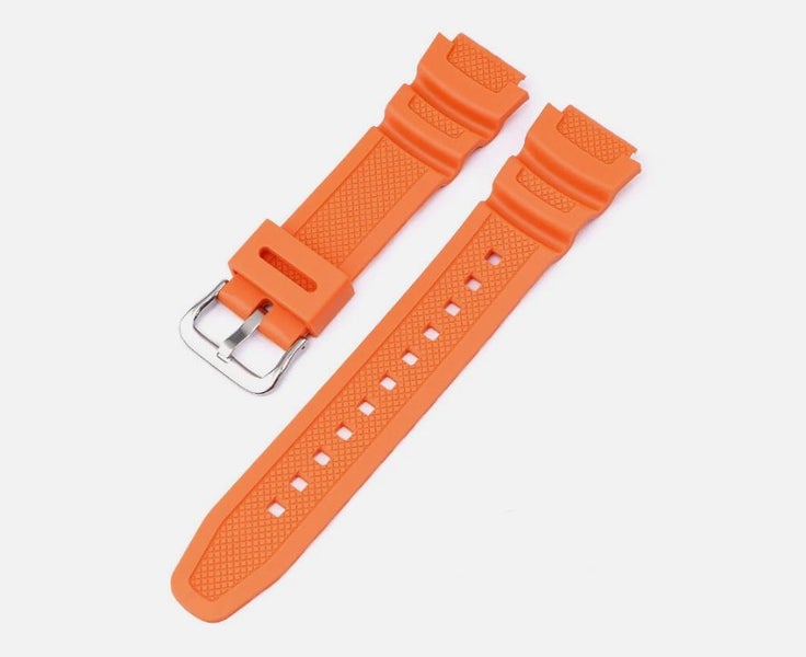 Bracelet Rubber Silicone Watch Strap Band Fits Casio AE1200 18mm Carousel 1