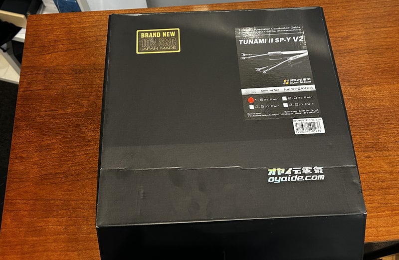 Oyaide Tunami II SP-Y V2 Speaker cable 1.5m Pair Carousel 2
