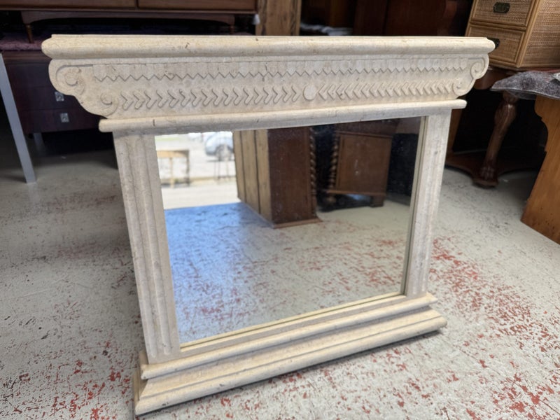 Quality Italian Style Cast Travertine Wall Mirror Carousel 2