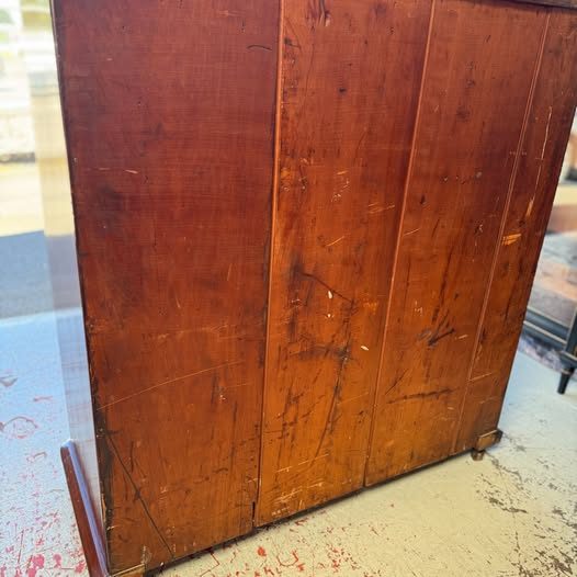 Quality Late 19th Century NZ Colonial Mottled Kauri Scotch Chest Carousel 10