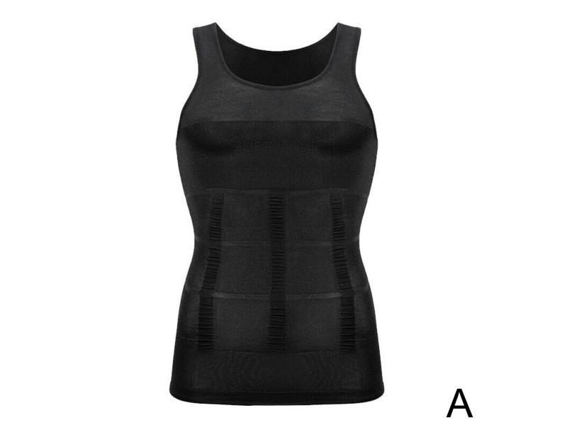 Reductive Girdle Man Slimming Body Shaper Skinny Compression Shirt Men Carousel 1