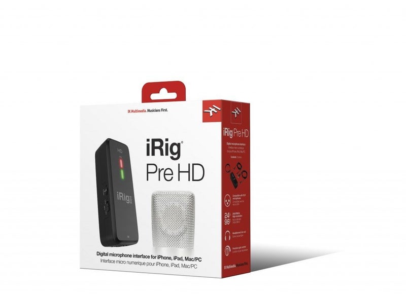 IK Multimedia iRig Pre HD - Audio Interface with Mic Pre IP-IRIG-PREHD-IN Carousel 1