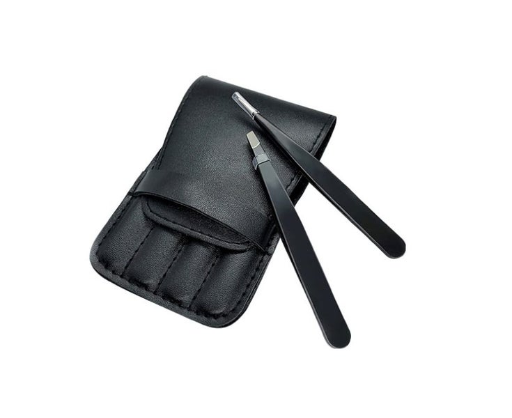 Eyebrow Tweezers Set 5PCS,Best Precision Stainless Steel Tweezers Clip With C Carousel 2