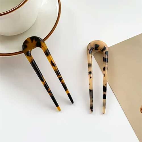 Hair Fork "Karbelle" (Tortoise) Carousel 5