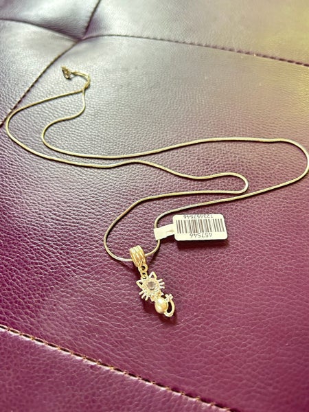 Cat necklace with gem Carousel 4