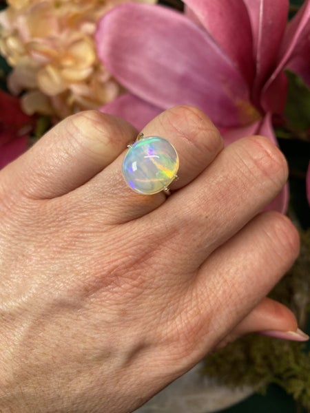 $1 RES ~ $2600 Buy Now * 5.19ct Welo Opal with Rainbow Flashes62945247926913114